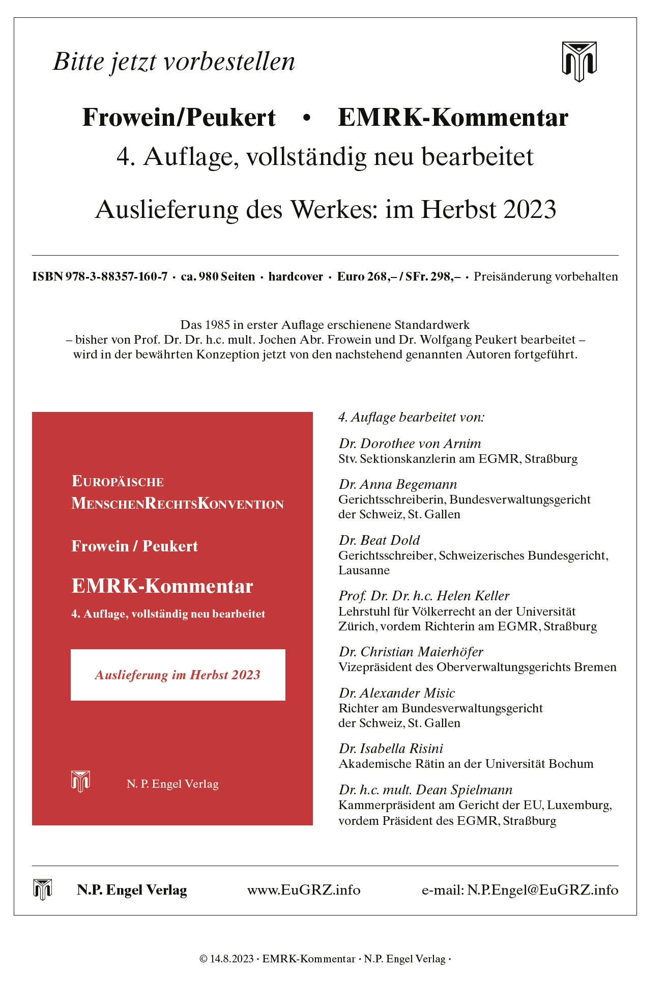 Frowein Peukert 2023 2